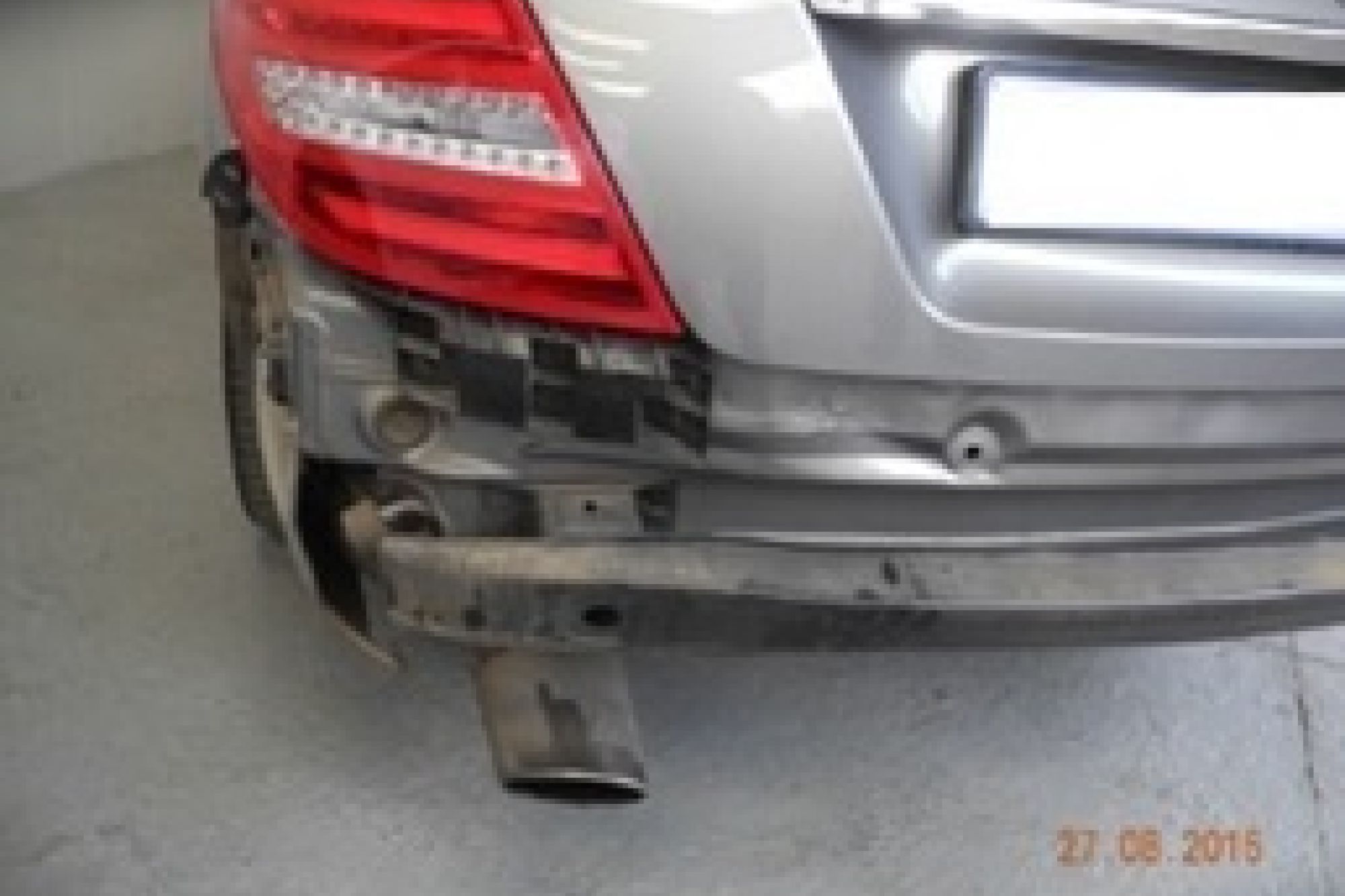 Bashed bumper